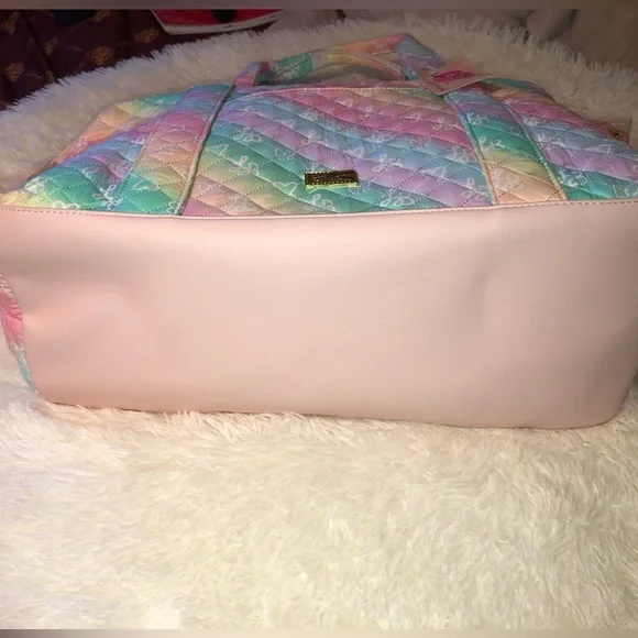 Luv Betsey Betsey Johnson Colorful Pastel Quilted Women's Bag - Picture 7 of 16